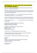 NEUROBIOLOGY ALL 2026 CORE EXAM TEST QUESTIONS AND ANSWERS GRADED A&plus;