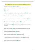 Biology 1202 Exam 4 Questions and Answers&vert; New Update