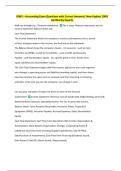 BIWS &ndash; Accounting Exam Questions with Correct Answers