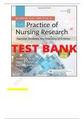 Latest Update 2026 &vert; Burns and Grove&rsquo;s The Practice of Nursing Research Test Bank &lpar;8th Edition&rpar; &vert; Exam Prep &vert; Graded A&plus; &vert; Jennifer R&period; Gray
