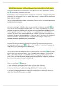 BIWS 400 Exam Questions with Correct Answers&vert; New Update 