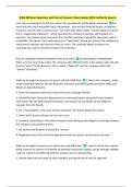 BIWS 400 Exam Questions with Correct Answers&vert; New Update