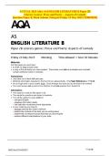 ACTUAL 2025 AQA AS ENGLISH LITERATURE B Paper 2B   Literary Genres&colon; Prose and Poetry &ndash; Aspects of Comedy   Question Paper & Mark Scheme &lpar;Merged&rpar; Friday 23 May 2025 &lbrack;VERIFIED&rsqb;