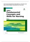 Latest Update 2026 &vert; deWit&rsquo;s Fundamental Concepts and Skills for Nursing Test Bank &lpar;5th Edition&rpar; &vert; Exam Prep &vert; Graded A&plus; &vert; Patricia A&period; Williams