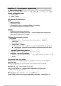 Samenvatting -  Psychologie