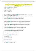 Commercial Boaters License NH Questions with Correct Answers