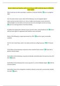 Boaters Safety Exam Questions with Correct Answers 100&percnt; Verified