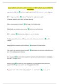 Boaters Safety Exam Questions with Correct Answers 100&percnt; Verified