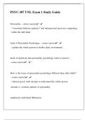 PSYC-387 UNL Exam 1 Study Guide Exam 2025&sol;2026 Questions With Completed & Verified Solutions&period;
