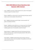 CSCI 3030 Midterm Exam Questions And Answers 100&percnt; Correct 