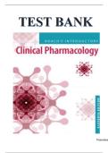 Test Bank - Roach&rsquo;s Introductory Clinical Pharmacology 11th Edition by Susan M&period; Ford &vert; All Chapters&period;
