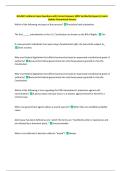 BUL4421 midterm Exam Questions with Correct Answers 100&percnt; Verified By Experts