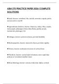 ASM 275 PRACTICE PAPER 2026 COMPLETE SOLUTIONS