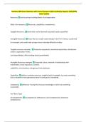 Business 4940 Exam Questions with Correct Answers 100&percnt; Verified