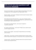 WGU ELO1 test prep questions well answered 2025&sol;2026