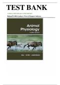 Animal Physiology &ndash; Test Bank &ndash; 4th Edition by Richard W&period; Hill&comma; Gordon A&period; Wyse & Margaret Anderson &ndash; comprehensive practice questions with answers