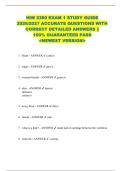 HIM 2360 EXAM 1 STUDY GUIDE  2026&sol;2027 ACCURATE QUESTIONS WITH  CORRECT DETAILED ANSWERS &vert;&vert;  100&percnt; GUARANTEED PASS  <NEWEST VERSION> 