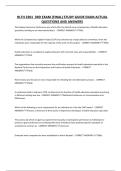 HLTH 2301 3RD EXAM &lpar;FINAL&rpar; STUDY GUIDE EXAM ACTUAL QUESTIONS AND ANSWERS