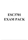 ESC3701 EXAM PACK 2026