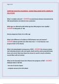 CERTIFIED MULTIPLE SCLEROSIS - ES340 FINAL EXAM WITH COMPLETE  SOLUTIONS