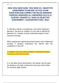 WGU D659 Objective Assessment Exam &ndash; D659 &vert; 2026 Actual Exam Questions with Verified Answers and Detailed Rationales &lpar;80 Q&A&rpar;