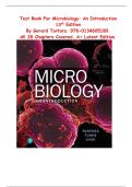 Microbiology An Introduction 13th Edition Test Bank &vert; Gerard Tortora &vert; 978-0134605180 &vert; All 28 Chapters &vert; A&plus; Latest Edition &vert; Instant Download
