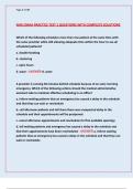 NHA CMAA PRACTICE TEST 1 QUESTIONS WITH COMPLETE SOLUTIONS