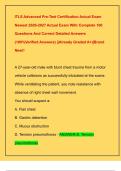 ITLS Advanced Pre-Test Certification Actual Exam  Newest 2026-2027 Actual Exam With Complete 100  Questions And Correct Detailed Answers  &lpar;100&percnt;Verified Answers&rpar; &vert;&vert;Already Graded A&plus;&vert;&vert;Brand  New&excl;&excl;