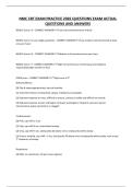NMC CBT EXAM PRACTICE 2026 QUESTIONS EXAM ACTUAL QUESTIONS AND ANSWERS