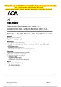 ACTUAL 2025 AQA AS HISTORY Component 1K The Making of a Superpower&colon; USA&comma; 1865 1975 &ndash; From Civil War to World War&comma; 1865&ndash;1920   Question Paper & Mark Scheme &lpar;Merged&rpar; Wednesday 14 May 2025 &lbrack;VERIFIED&rsqb; 