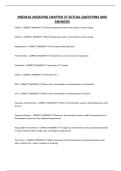 MEDICAL ASSISTING CHAPTER 37 ACTUAL QUESTIONS AND ANSWERS