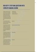 HESI Exit V2 Test Bank Questions & Answers &vert; Complete Marking Scheme PDF