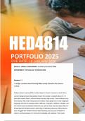 HED4814 Portfolio Assignment  Due 16 January 2026  -  Distinction Guaranteed  &lowbar;UNISA