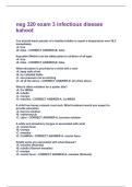 nsg 320 exam 3 infectious disease kahoot Questions and Answers Best rated A&plus; Guaranteed Success Latest Update