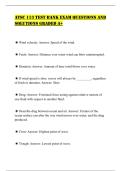 ATSC 113 TEST BANK EXAM QUESTIONS AND SOLUTIONS GRADED A&plus;
