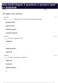 WGU D278 Chapter 3 questions n answers rated A&plus; 2025&sol;2026