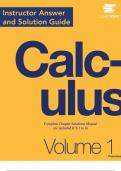 Instructor&rsquo;s Solutions Manual - Calculus&comma; Volume 1 by OpenStax Gilbert Strang &vert; All Chapters &period;