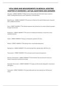 VITAL SIGNS AND MEASUREMENTS IN MEDICAL ASSISTING CHAPTER 37 OVERVIEW 1 ACTUAL