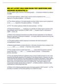 BIO 467 LATEST 2026 CORE EXAM TEST QUESTIONS AND ANSWERS GUARANTEE A&plus;