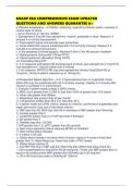 SHARP ESO COMPREHENSIVE EXAM UPDATED QUESTIONS AND ANSWERS GUARANTEE A&plus;