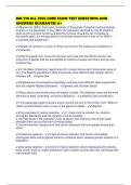 BIO 130 ALL 2026 CORE EXAM TEST QUESTIONS AND ANSWERS GUARANTEE A&plus;
