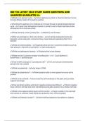 BIO 130 LATEST 2026 STUDY GUIDE QUESTIONS AND ANSWERS GUARANTEE A&plus;