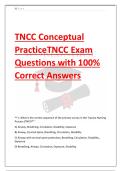 TNCC Exam Questions &lpar;1-100&rpar; with 100&percnt; Correct Answers