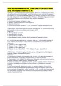 AINS 103 COMPREHENSIVE EXAM UPDATED QUESTIONS AND ANSWERS GUARANTEE A&plus;