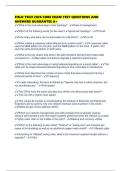 FIELD TECH 2026 CORE EXAM TEST QUESTIONS AND ANSWERS GUARANTEE A&plus;