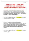 PRACTICE RBC 1 EXAM 2026  QUESTIONS AND ANSWERS &vert; A&plus;  GRADED &vert; WITH EXPERT SOLUTIONS&period;