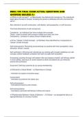 BMAL 590 FINAL EXAM ACTUAL QUESTIONS AND ANSWERS GRADED A&period;pdf