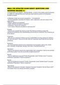 BMAL 590 UPDATED EXAM SCRIPT QUESTIONS AND ANSWERS GRADED A&period;pdf