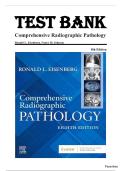 Test Bank- Comprehensive Radiographic Pathology 8th Edition &lpar; Ronald Eisenberg&comma; 2024&rpar; All Chapters 1-12 &vert; Latest Edition&period;
