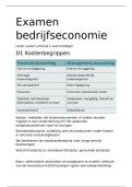 Samenvatting -  Bedrijfseconomie